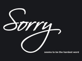 Sorry, I'm English
